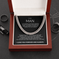 Impressive Cuban Link Chain "To My Man"