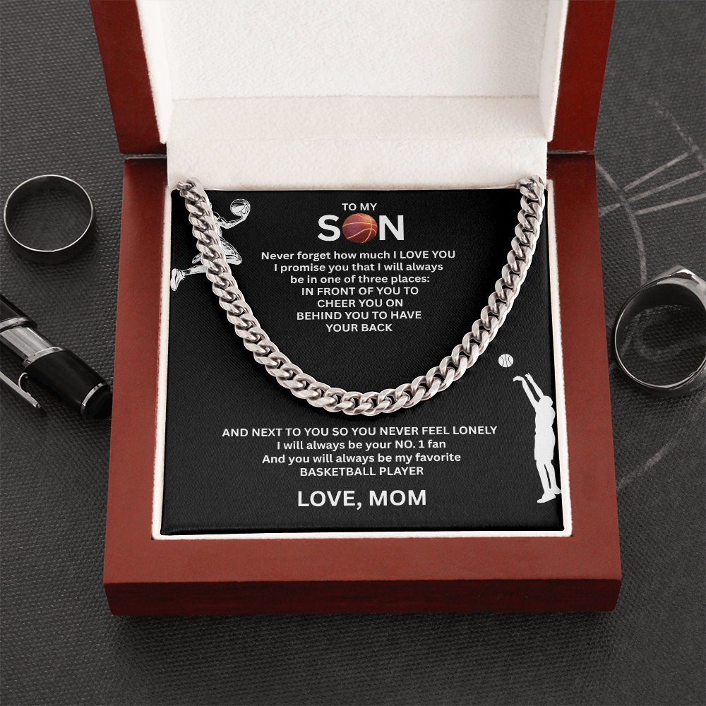 Victory Runs in His Blood - Cuban Link Chain for your Champion