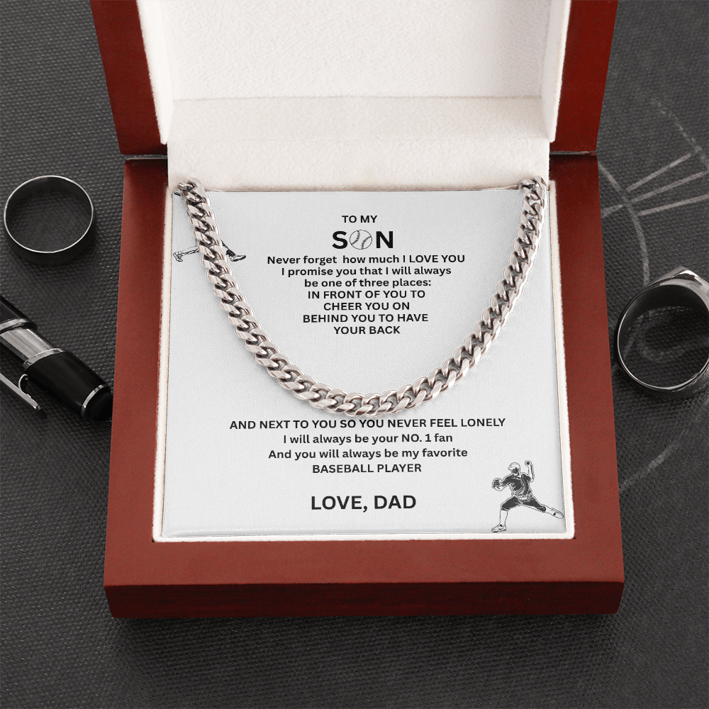 Born for Greatness; The bold "Cuban Link Chain" for your Rising Star