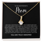Enchanting Gift "To My Boyfriends Mom" Alluring Beauty Necklace