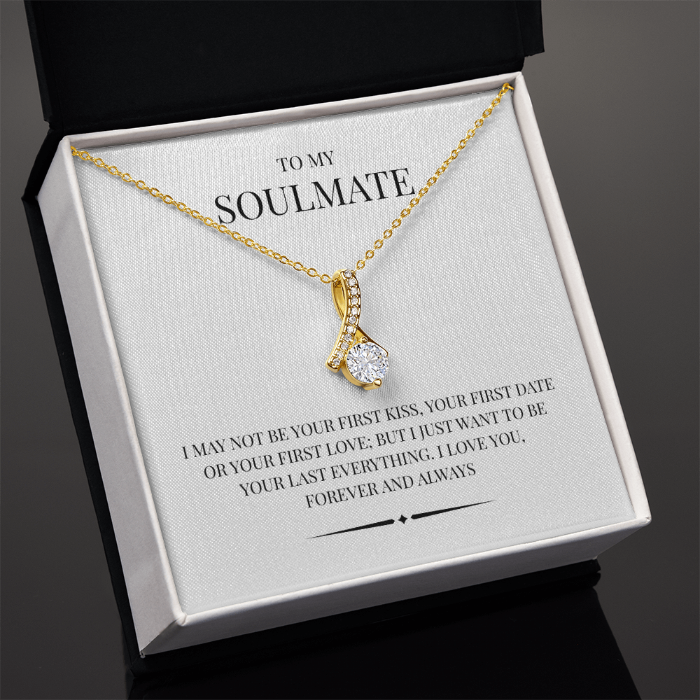 An exquisite symbol of love and grace; The "Love Knot Necklace"
