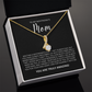 Enchanting Gift "To My Boyfriends Mom" Alluring Beauty Necklace