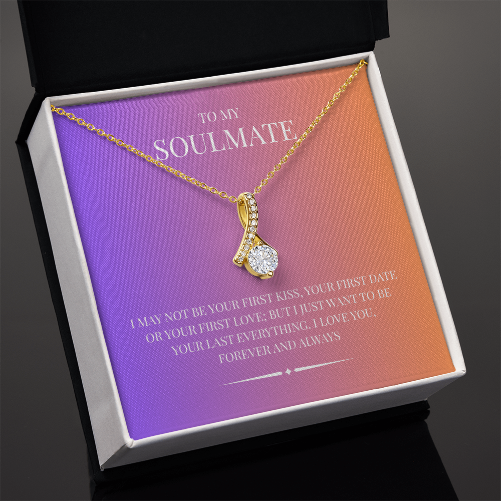 An exquisite symbol of love and grace; The "Love Knot Necklace"