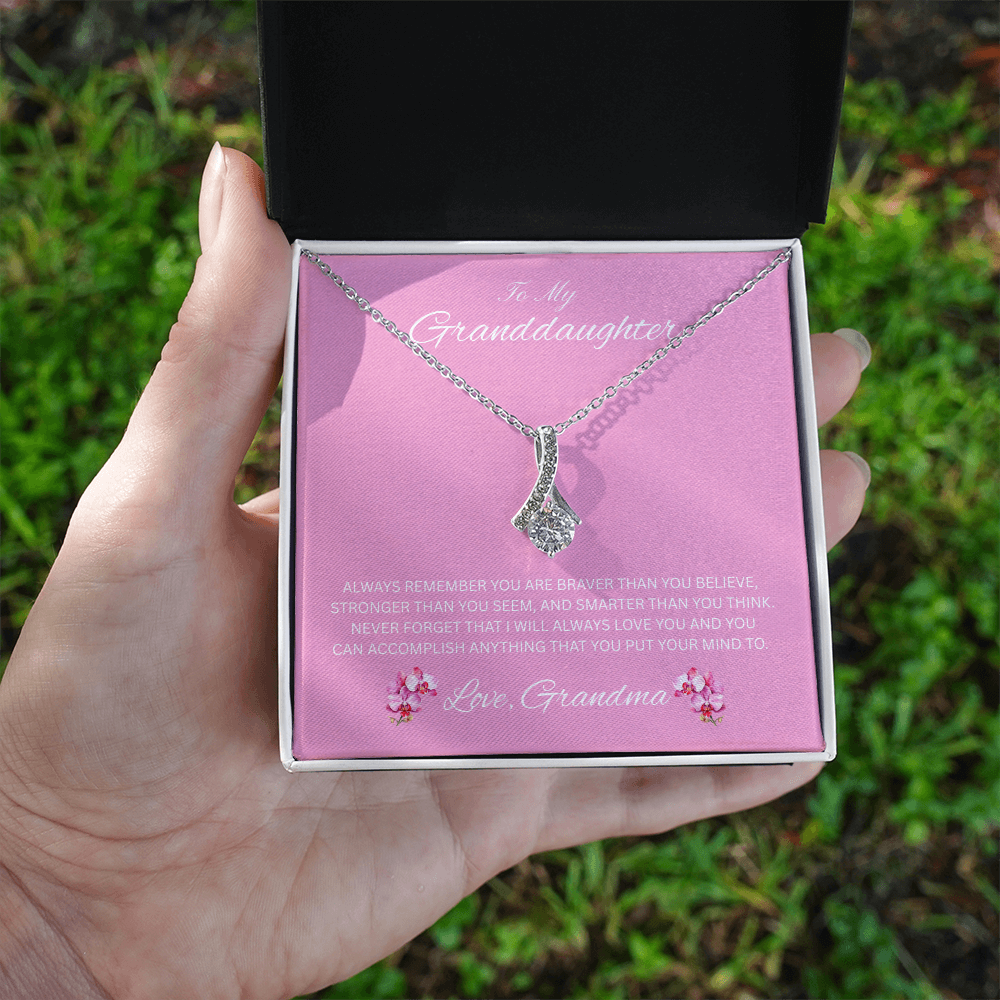 Radiant Keepsake for Granddaughter "To My Granddaughter, Love Grandma"