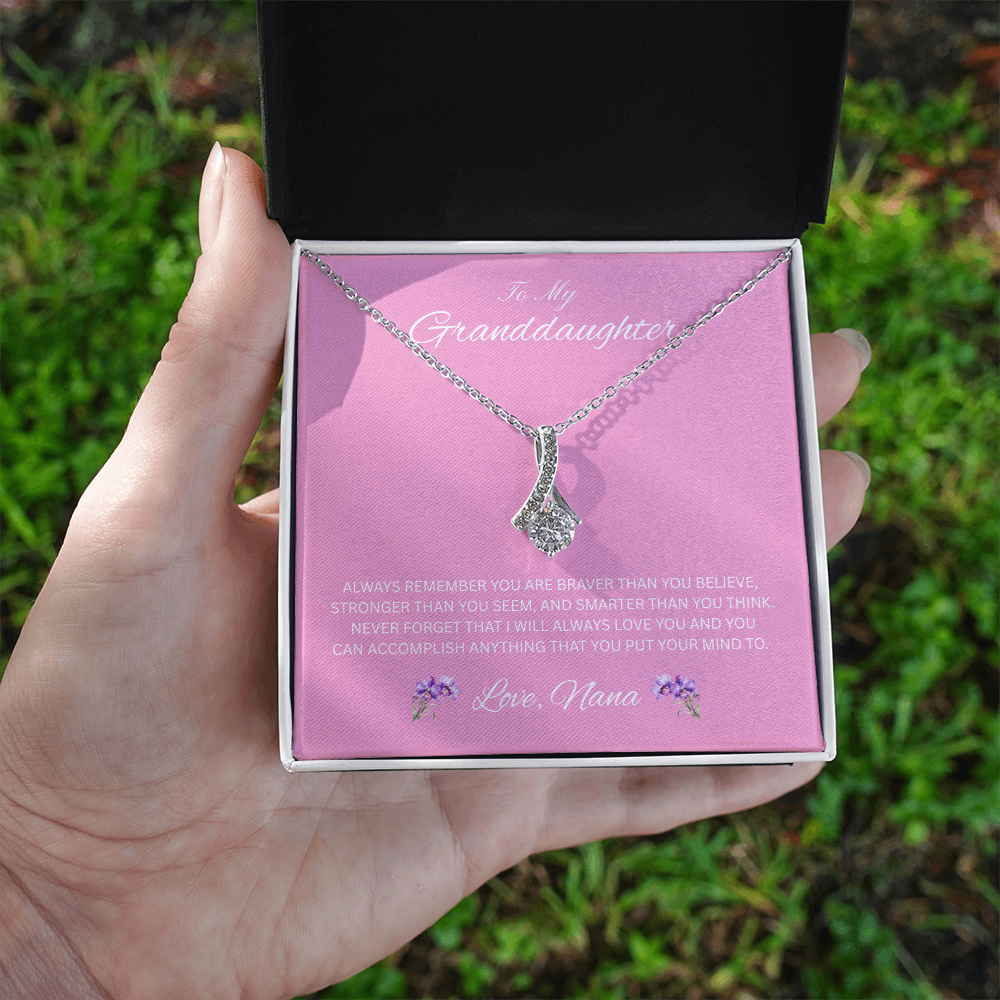 Radiant Keepsake for Granddaughter "To My Granddaughter, Love Nana"
