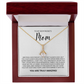 Enchanting Gift "To My Boyfriends Mom" Alluring Beauty Necklace
