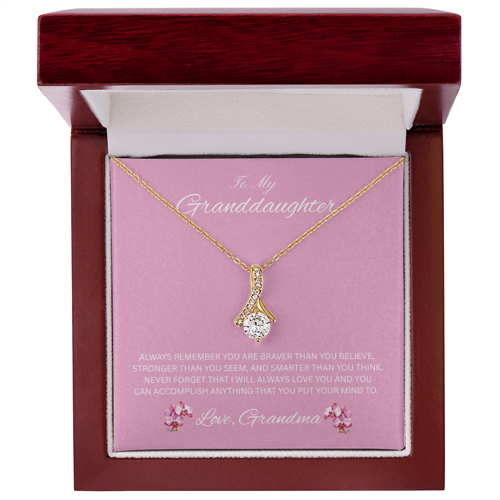 Radiant Keepsake for Granddaughter "To My Granddaughter, Love Grandma"