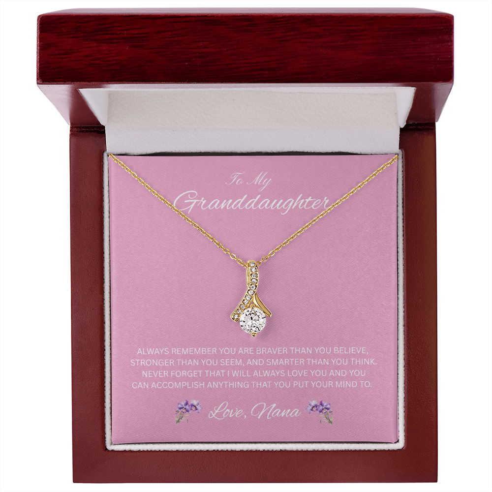 Radiant Keepsake for Granddaughter "To My Granddaughter, Love Nana"
