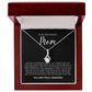 Enchanting Gift "To My Boyfriends Mom" Alluring Beauty Necklace