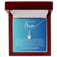 Enchanting Gift "To My Boyfriends Mom" Alluring Beauty Necklace