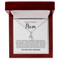 Enchanting Gift "To My Boyfriends Mom" Alluring Beauty Necklace
