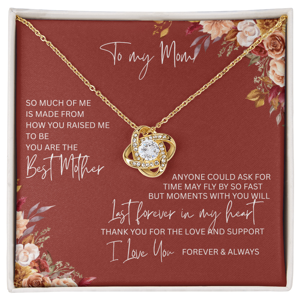 Exquisite Gift for Mom The "Love Knot Necklace"
