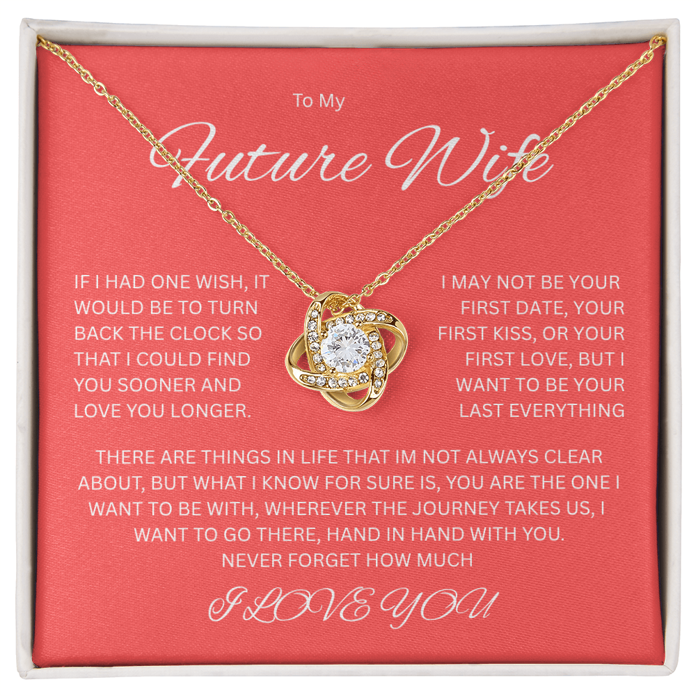 Captivating "Love Knot Necklace" for your Future Wife