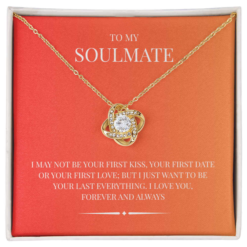 Perfect your heartfelt expression with the "Love Knot Necklace"