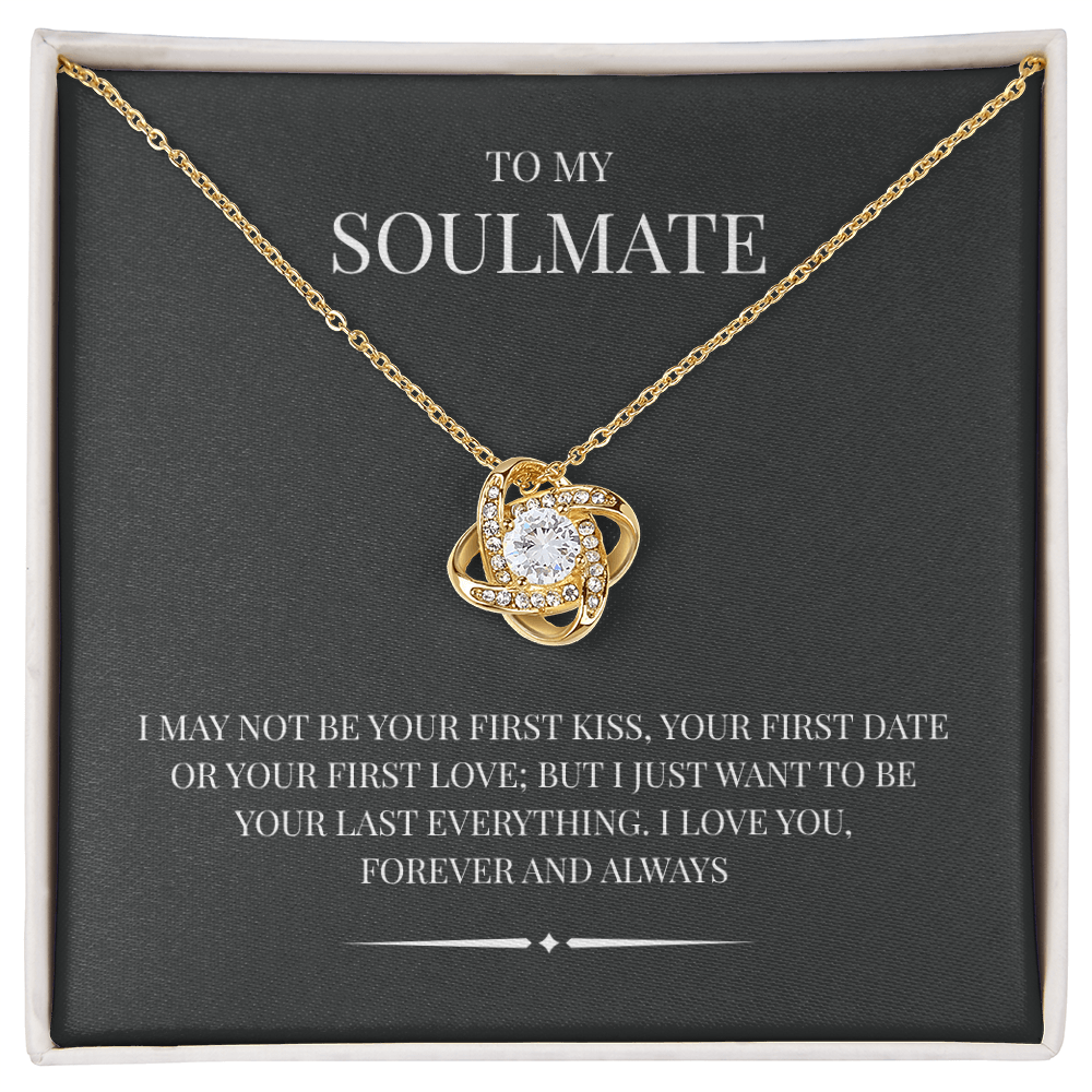 Perfect your heartfelt expression with the "Love Knot Necklace"