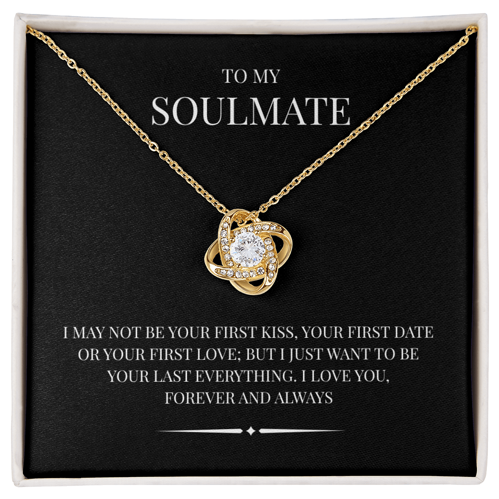 Perfect your heartfelt expression with the "Love Knot Necklace"