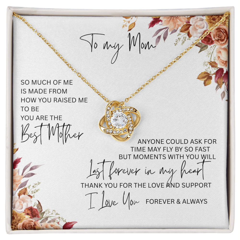 Exquisite Gift for Mom The "Love Knot Necklace"