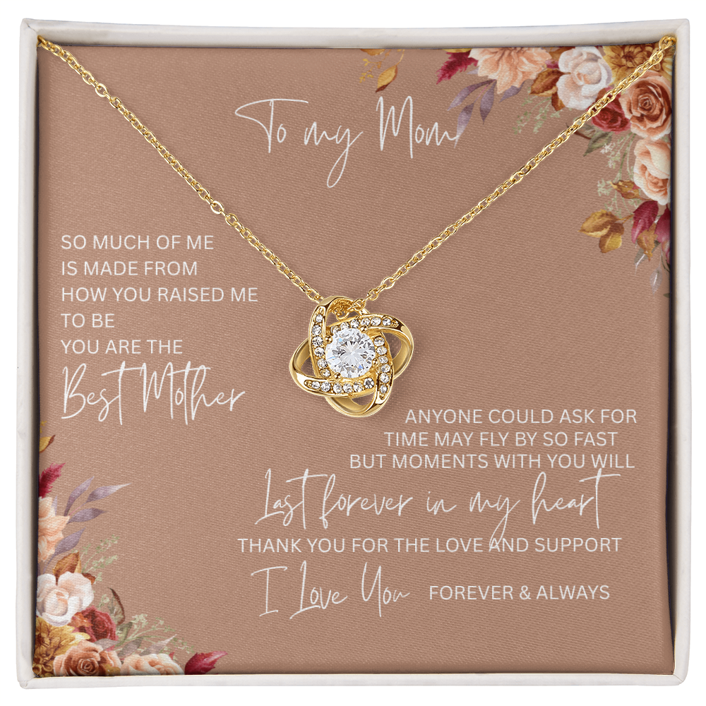 Exquisite Gift for Mom The "Love Knot Necklace"