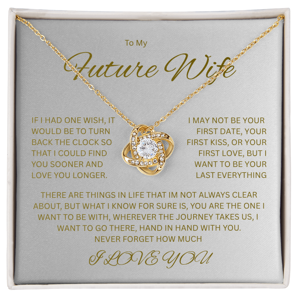 Captivating "Love Knot Necklace" for your Future Wife