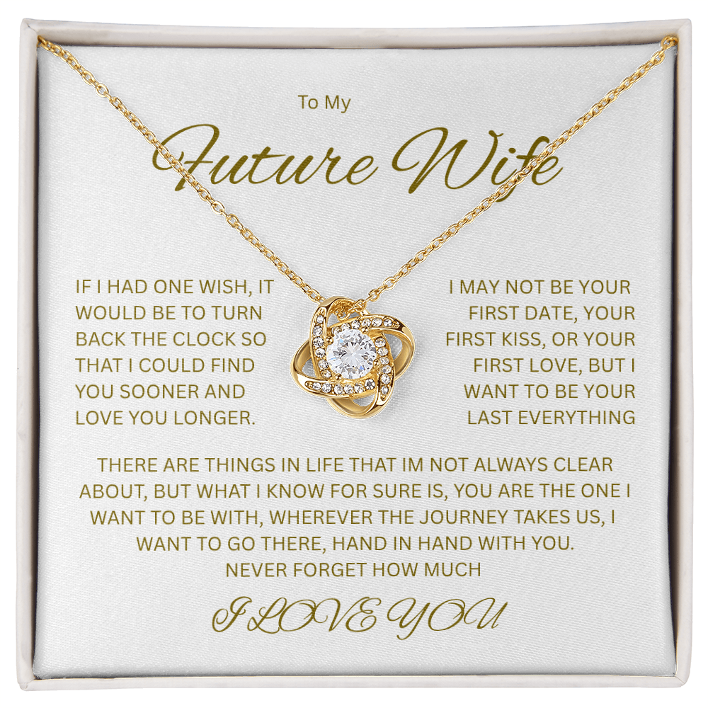 Captivating "Love Knot Necklace" for your Future Wife