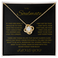 Charming Love Knot Necklace "To My Soulmate"