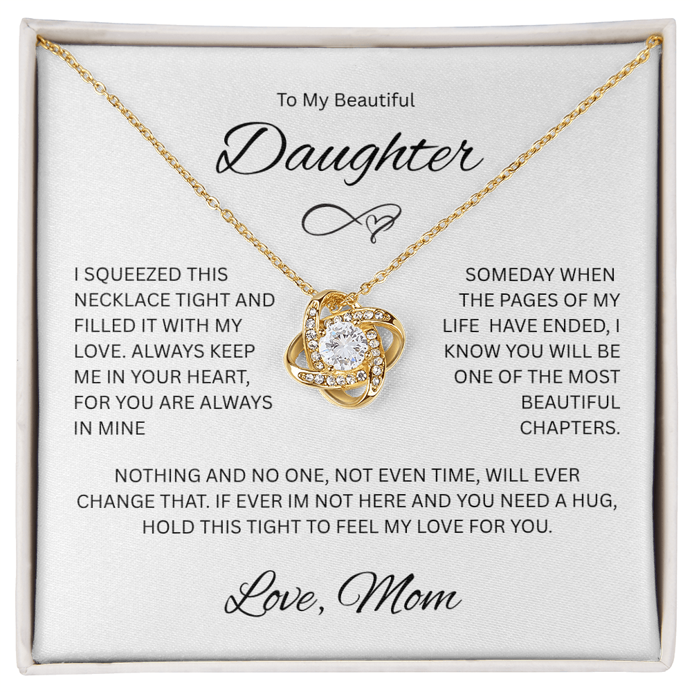 Dazzling Gift for Daughter "To My Beautiful Daughter, Love Mom