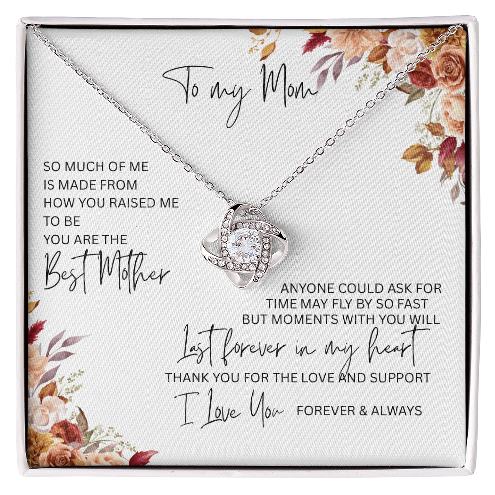 Exquisite Gift for Mom The "Love Knot Necklace"