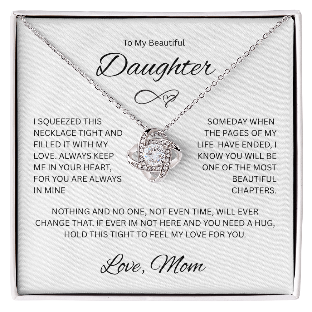 Dazzling Gift for Daughter "To My Beautiful Daughter, Love Mom