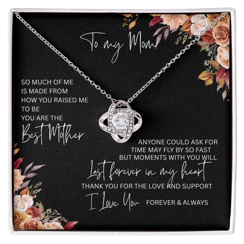 Exquisite Gift for Mom The "Love Knot Necklace"