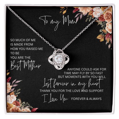 Exquisite Gift for Mom The "Love Knot Necklace"