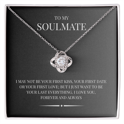 Perfect your heartfelt expression with the "Love Knot Necklace"