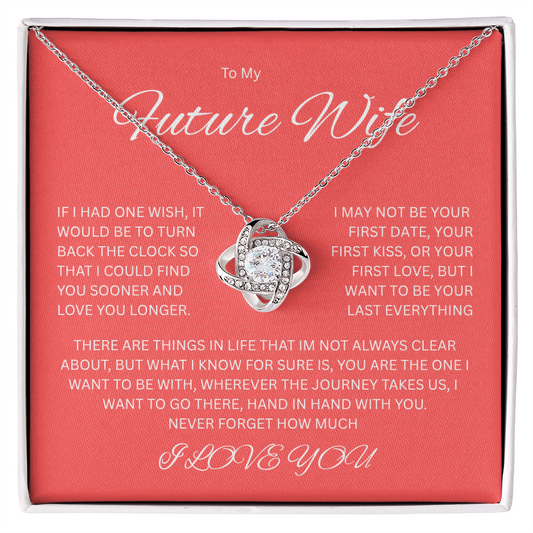Captivating "Love Knot Necklace" for your Future Wife