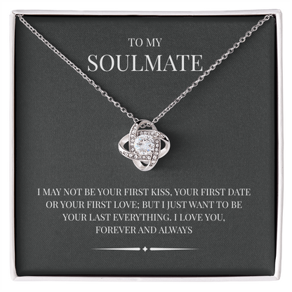 Perfect your heartfelt expression with the "Love Knot Necklace"