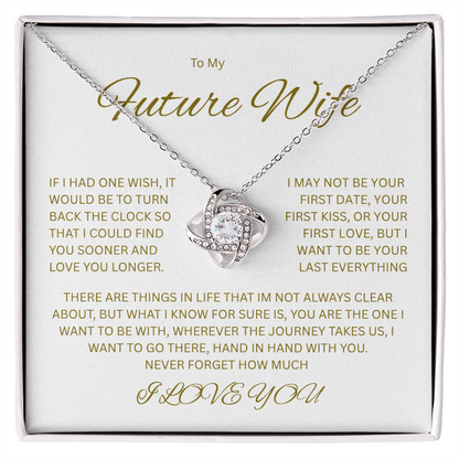 Captivating "Love Knot Necklace" for your Future Wife