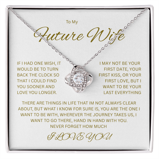 Captivating "Love Knot Necklace" for your Future Wife