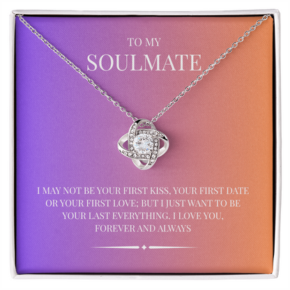 Perfect your heartfelt expression with the "Love Knot Necklace"