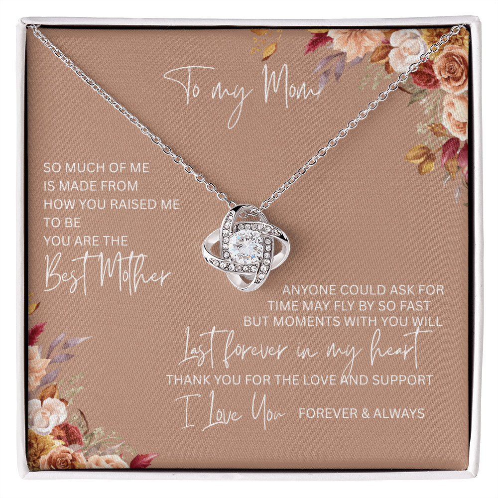 Exquisite Gift for Mom The "Love Knot Necklace"