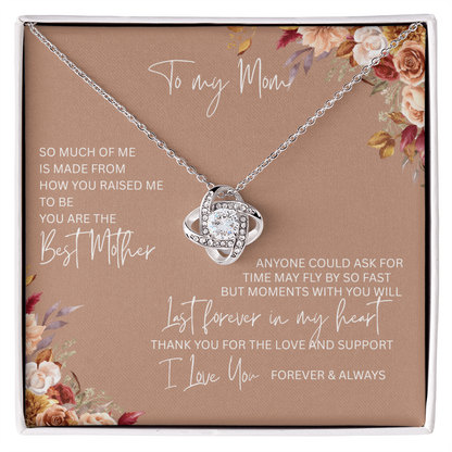 Exquisite Gift for Mom The "Love Knot Necklace"