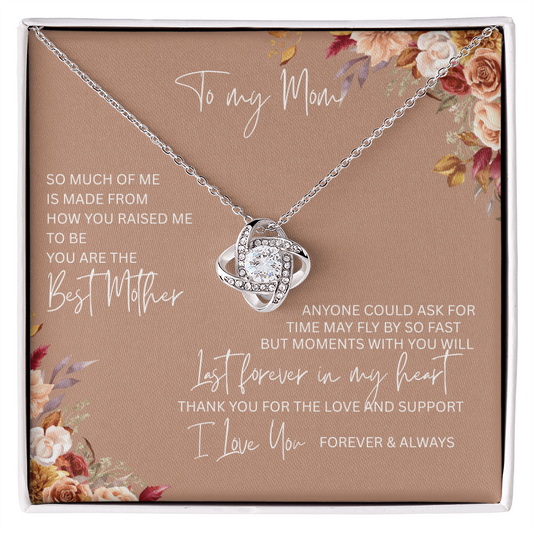 Exquisite Gift for Mom The "Love Knot Necklace"