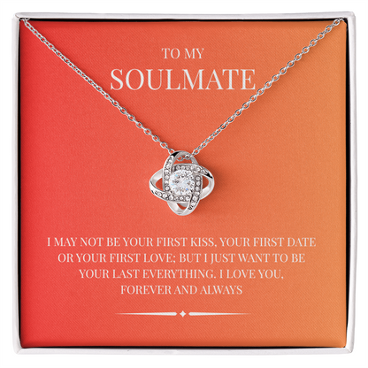 Perfect your heartfelt expression with the "Love Knot Necklace"