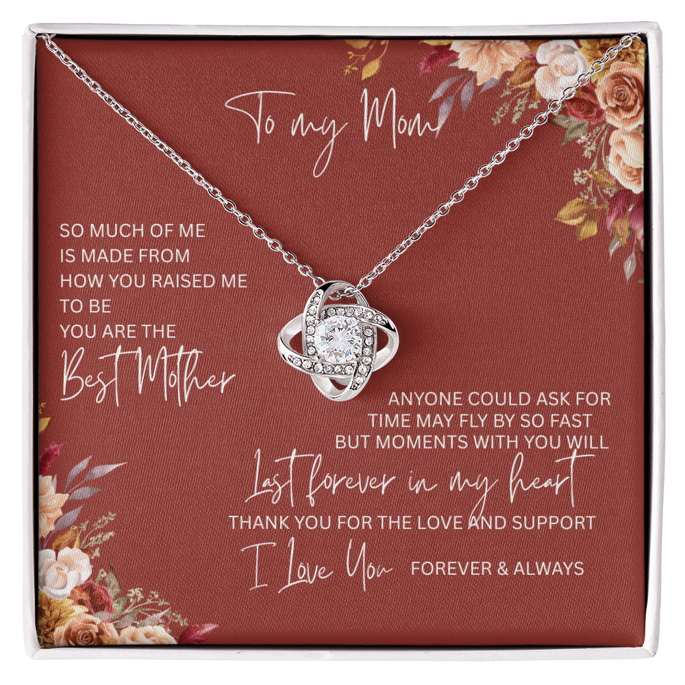 Exquisite Gift for Mom The "Love Knot Necklace"