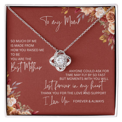 Exquisite Gift for Mom The "Love Knot Necklace"