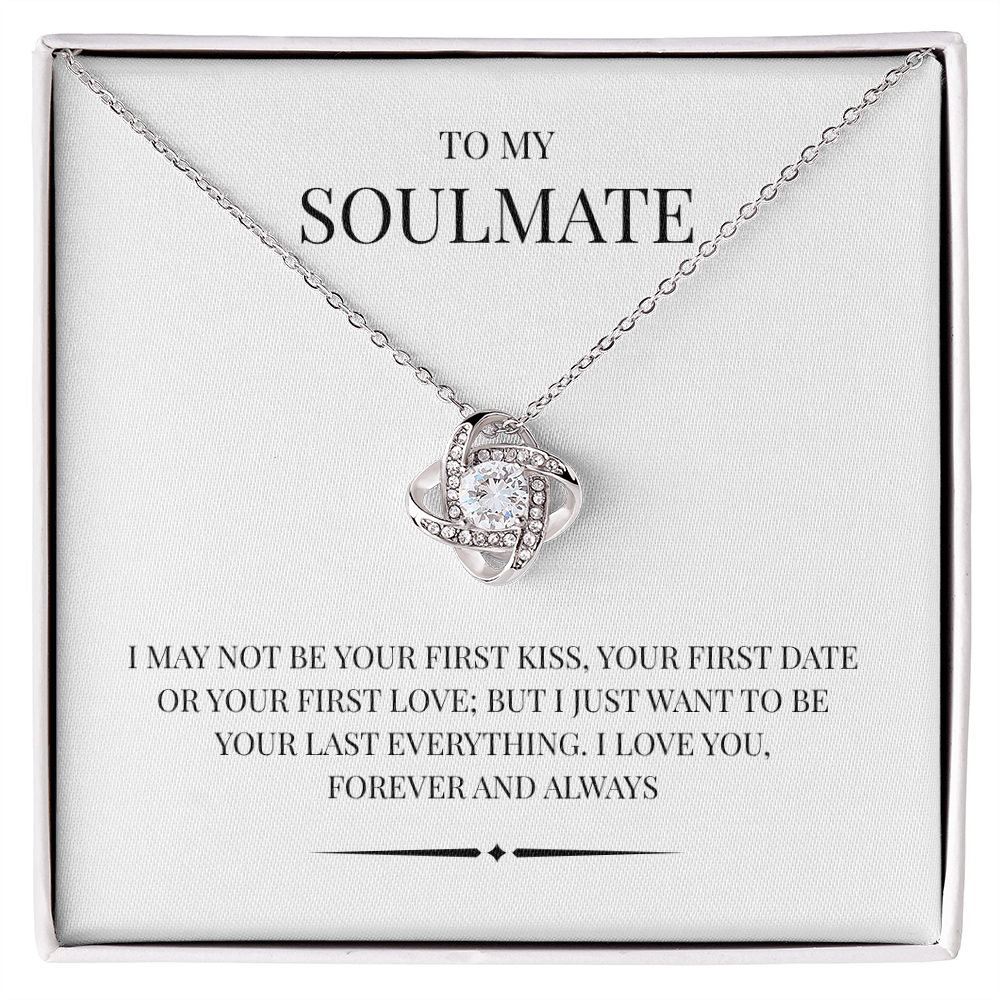 Perfect your heartfelt expression with the "Love Knot Necklace"