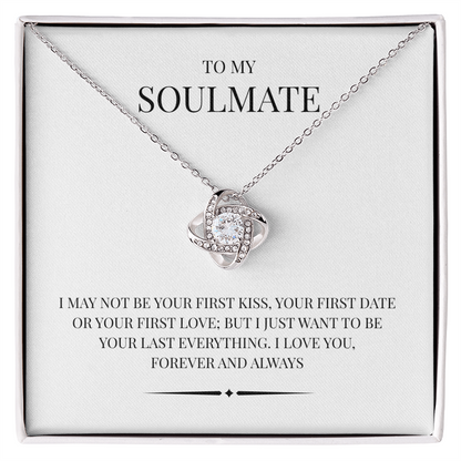 Perfect your heartfelt expression with the "Love Knot Necklace"