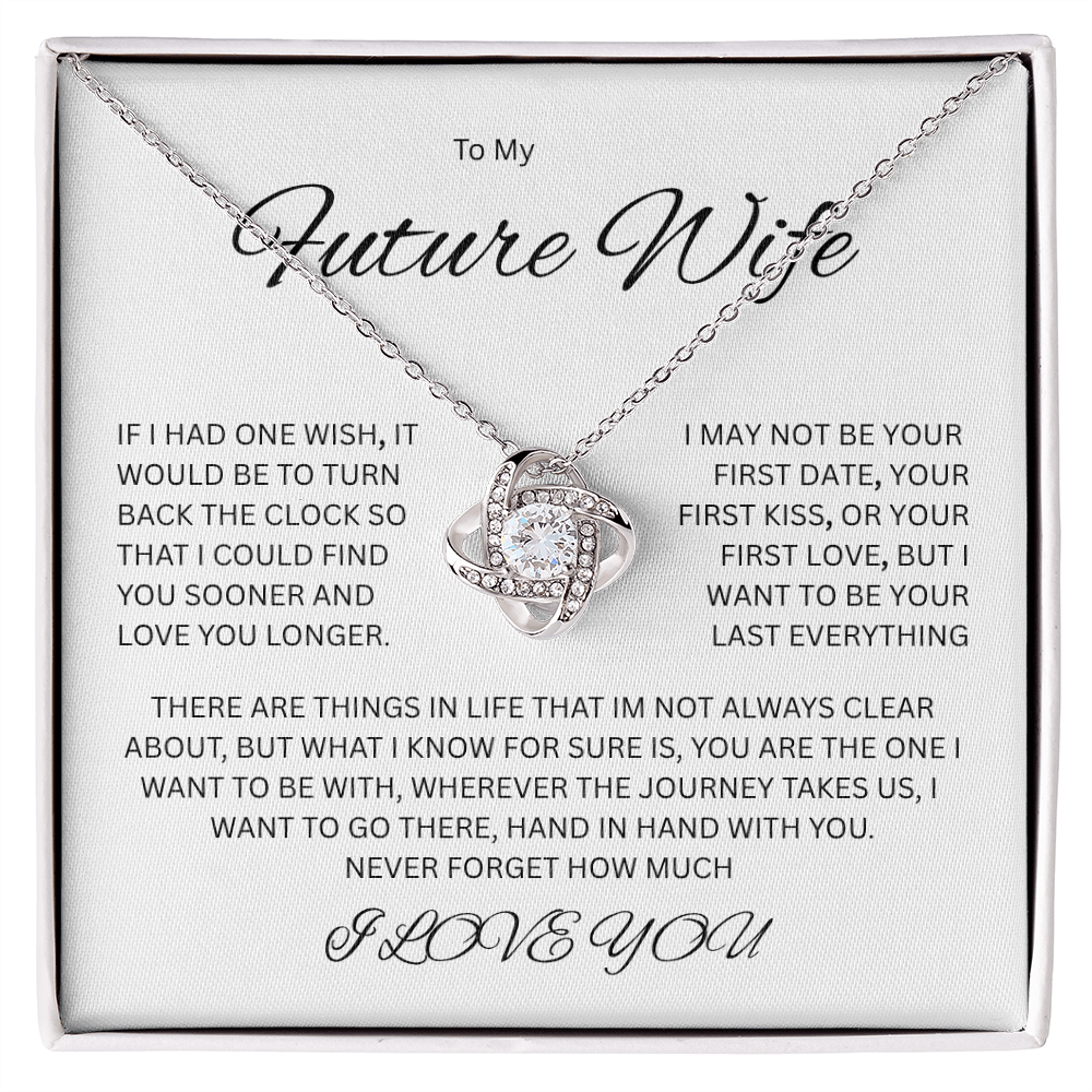 Captivating "Love Knot Necklace" for your Future Wife