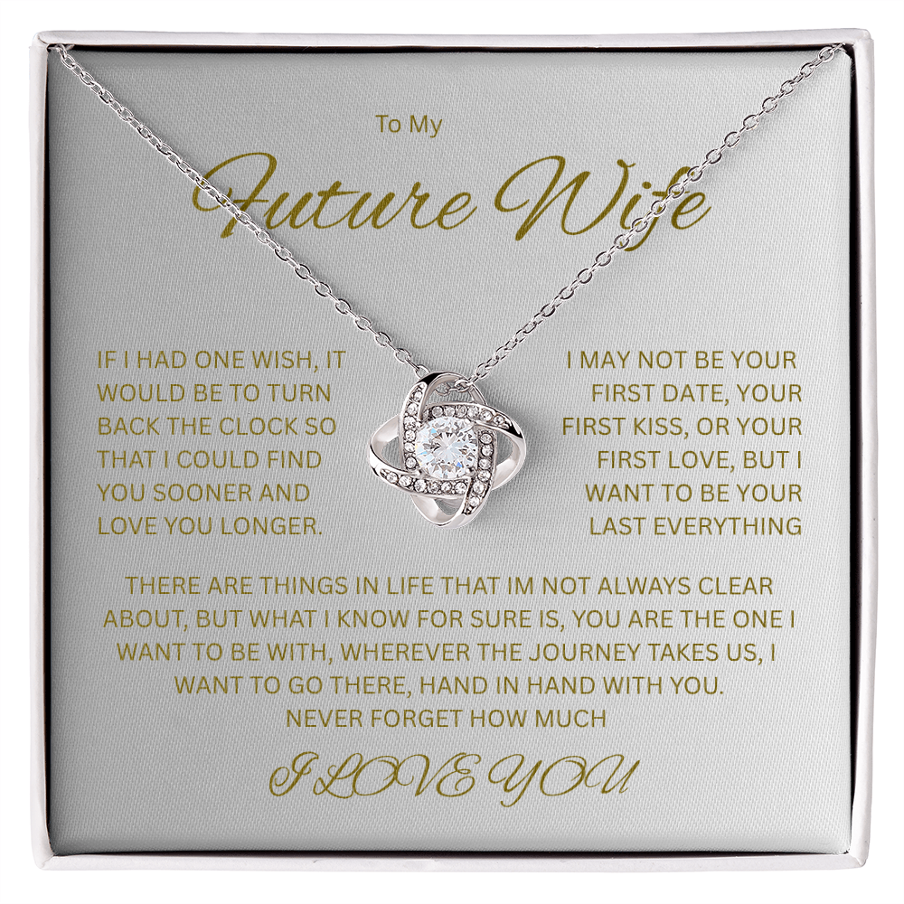 Captivating "Love Knot Necklace" for your Future Wife