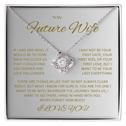 Captivating "Love Knot Necklace" for your Future Wife