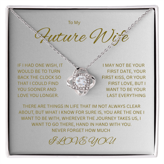 Captivating "Love Knot Necklace" for your Future Wife