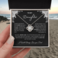 "To My Daughter, Love Dad" Gift - Love Knot Necklace