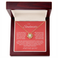 Charming Love Knot Necklace "To My Soulmate"